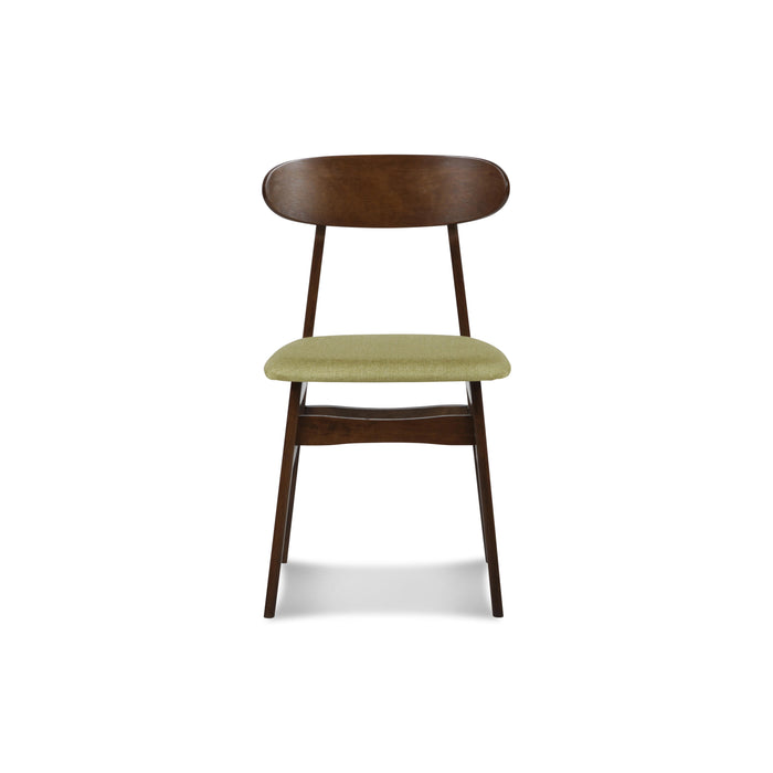 MOROCCO DINING CHAIR W/GREEN SEAT CUSHION