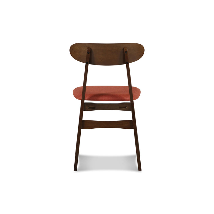 MOROCCO DINING CHAIR W/ORANGE SEAT CUSHION