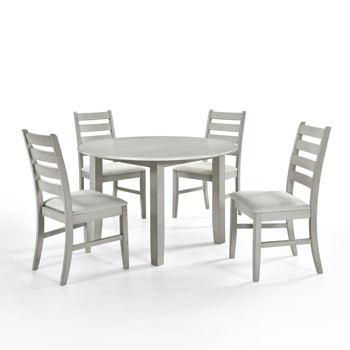 PASCAL 47" ROUND DINING TABLE-DRIFTWOOD