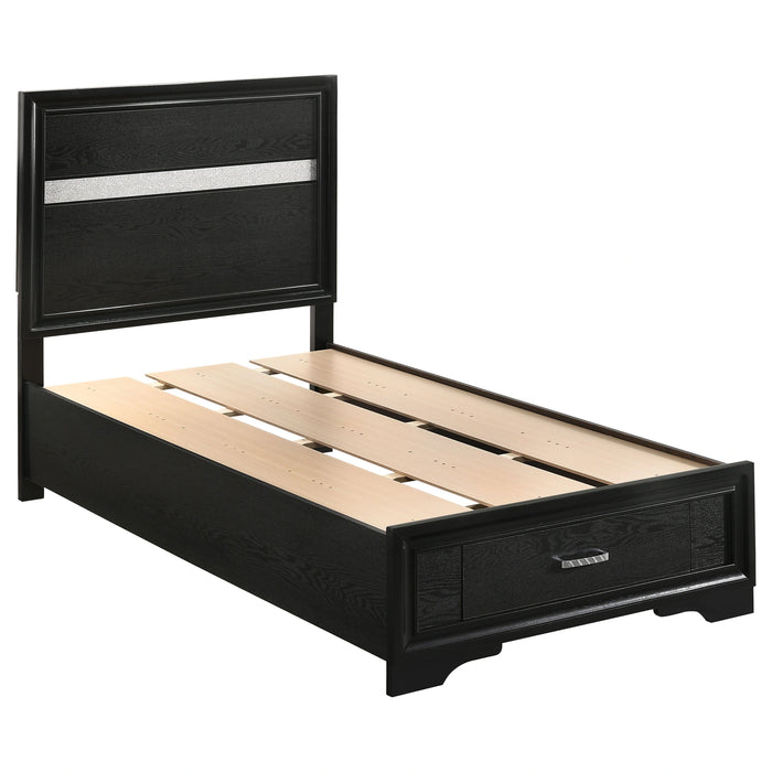 Miranda Panel Platform Storage Bed