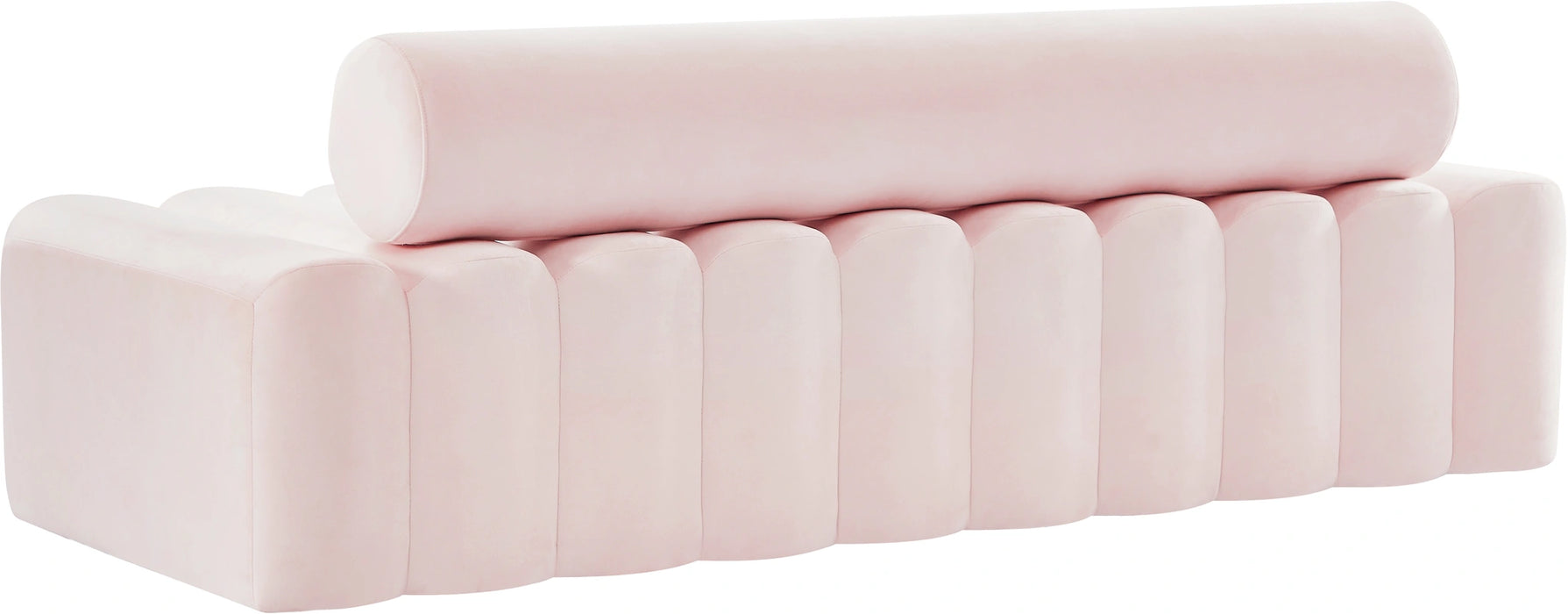 Melody Pink Velvet Sofa