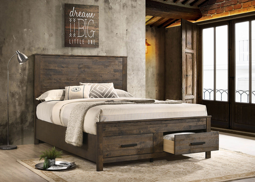 Woodmont Panel Platform Storage Bed
