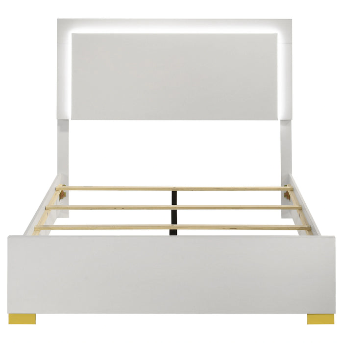 Marceline Panel Bed with LED Lighting