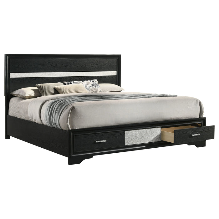 Miranda Panel Platform Storage Bed