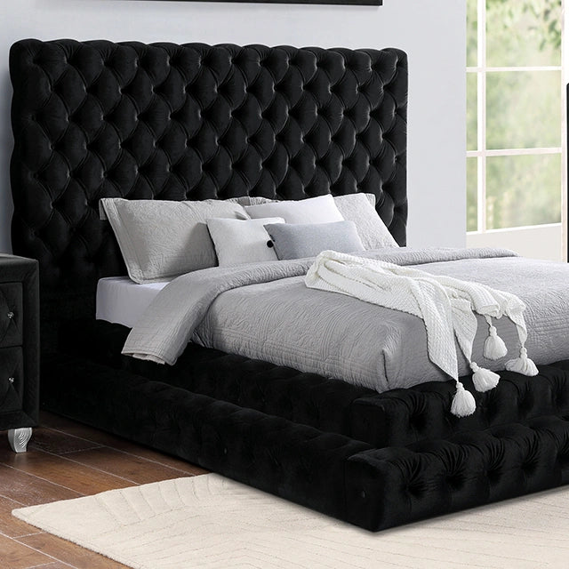 Stefania Bed Grey & Queen