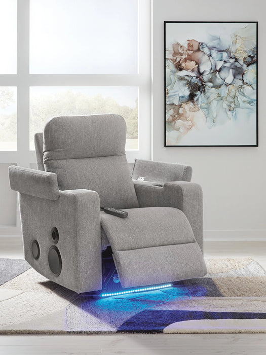 Pineland Power Glider Recliner with Audio System