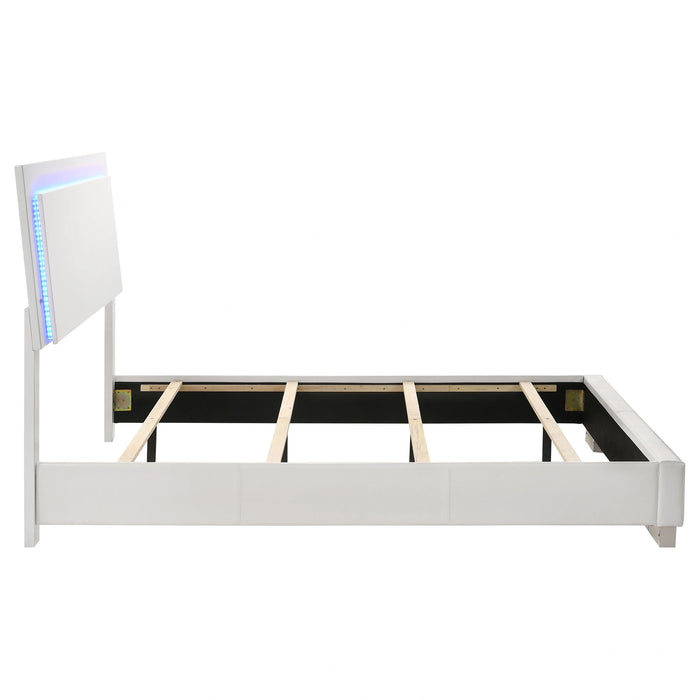 Felicity Panel Bed with LED Lighting