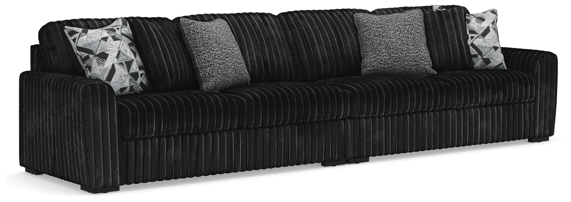 Midnight-Madness Sectional - Onyx