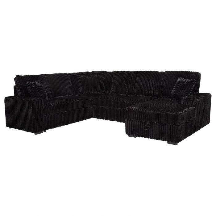 Devonshire Pull-Out Sleeper Sectional Sofa