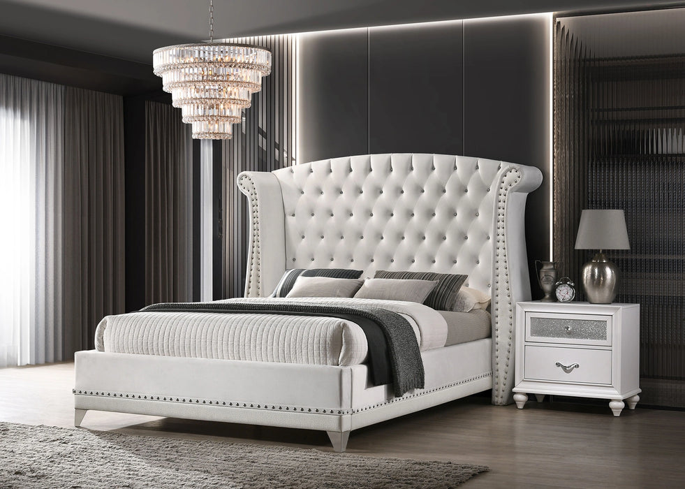 Barzini Wingback Platform Bed