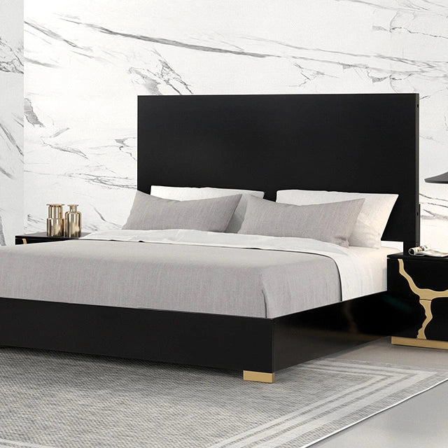 Goldsberg E.King & Queen Bed Grey & Pink