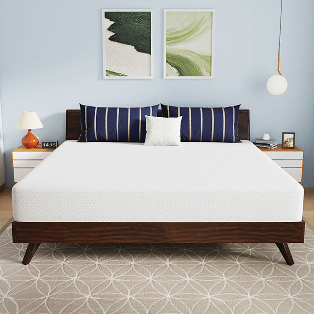 Nasturtium 10" E.King Bamboo Charcoal Infused Memory Foam