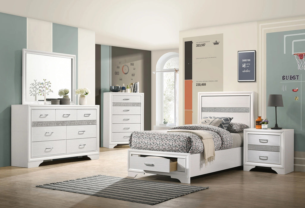Miranda Panel Platform Storage Bed