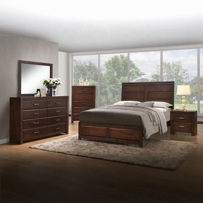 Oberreit Walnut Eastern King Bed